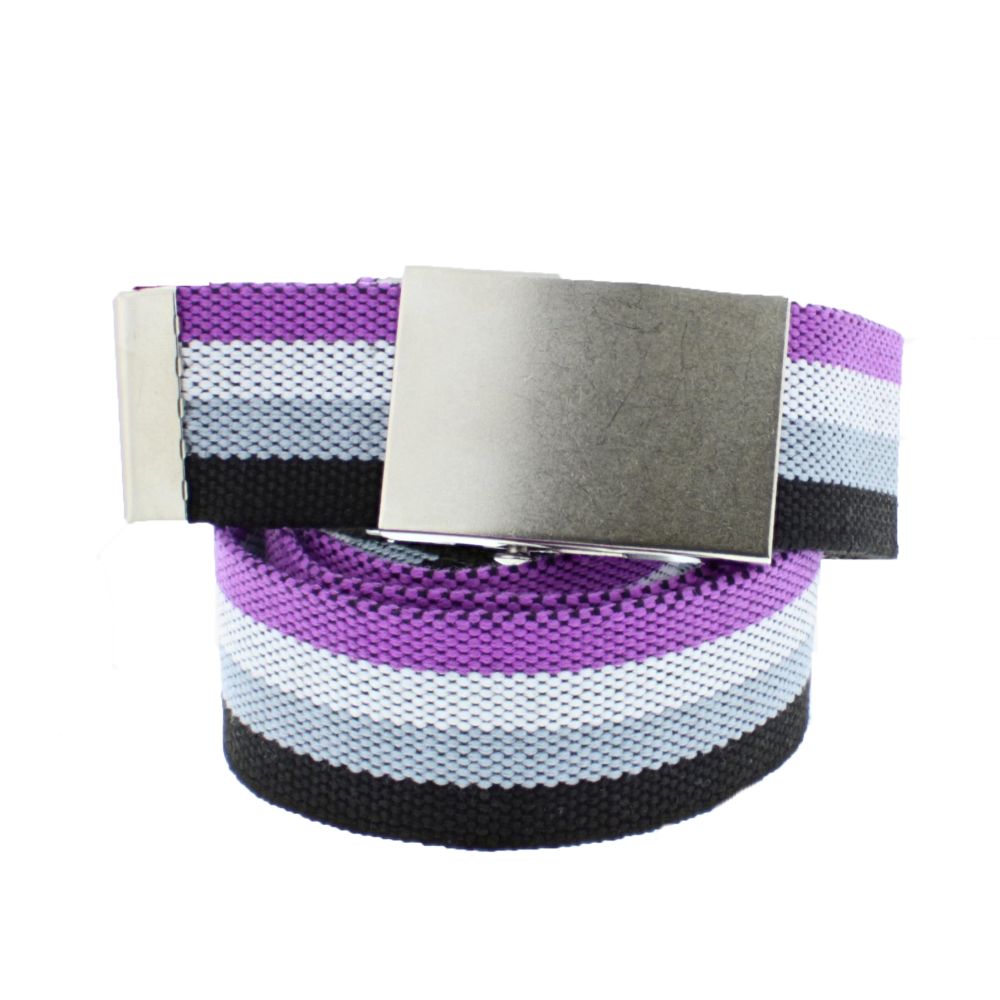 Zac's Alter Ego - Asexual Webbing Canvas belt - Multicolours